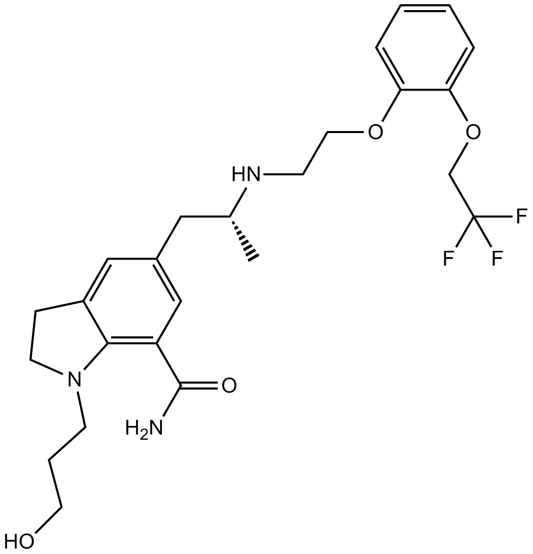 Silodosin Chemical Structure