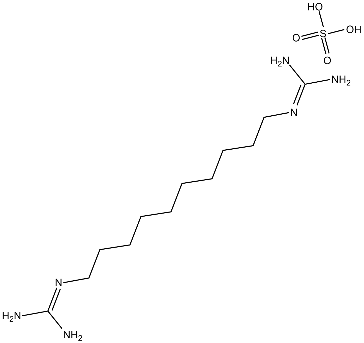 Synthalin sulfate Chemical Structure