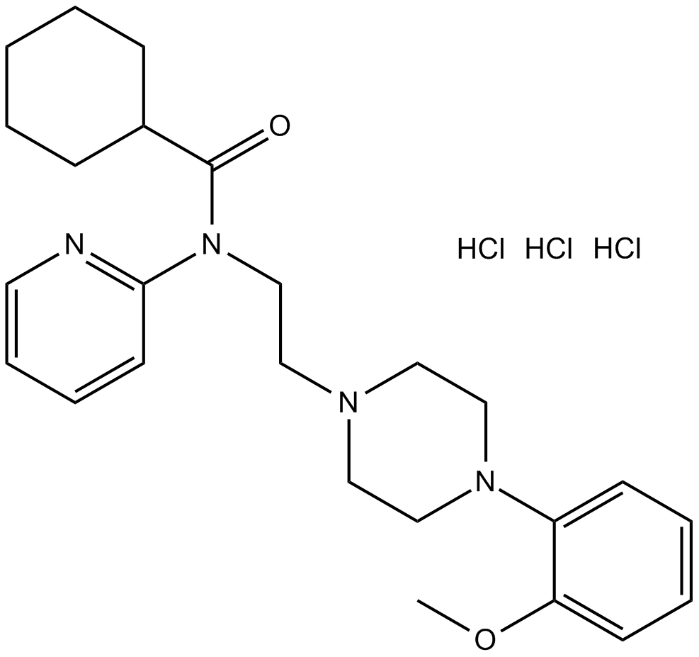 WAY-100635 Maleate Chemical Structure