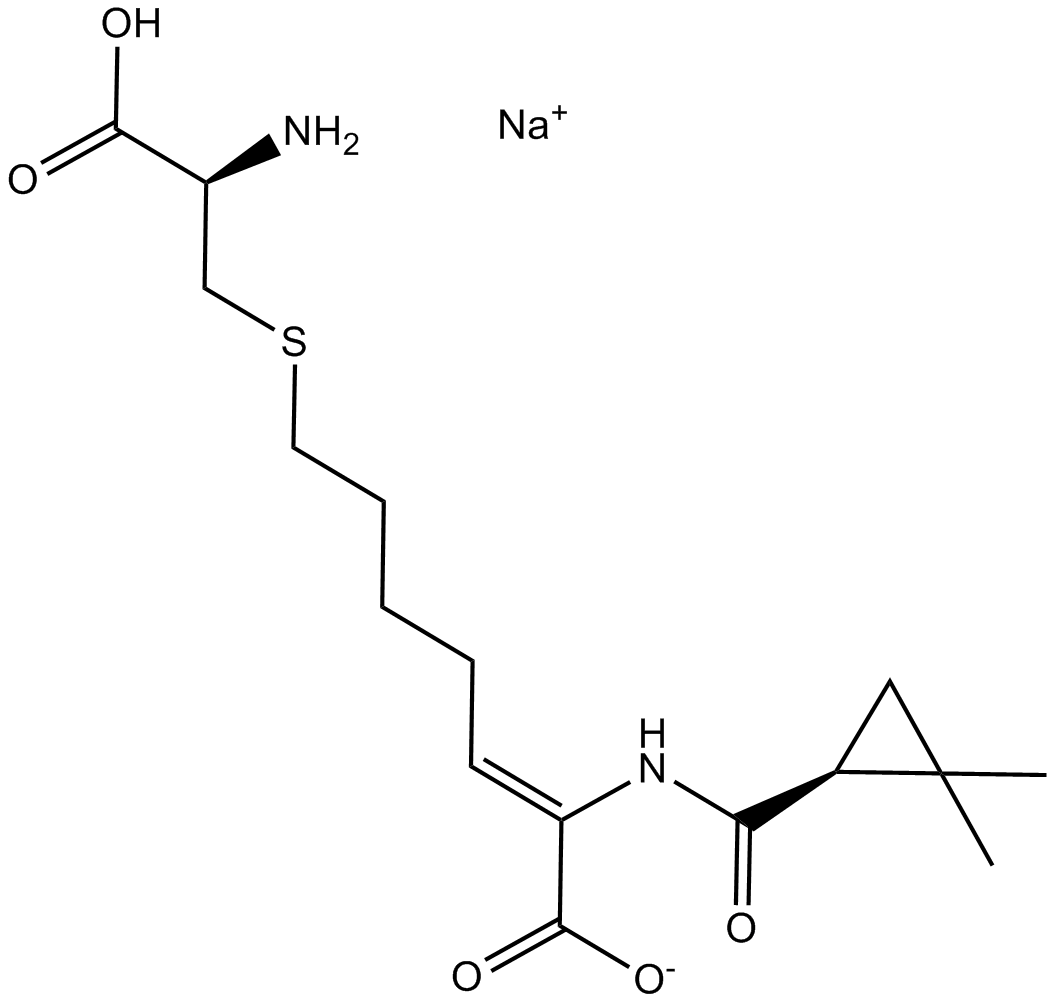 Cilastatin sodium Chemical Structure