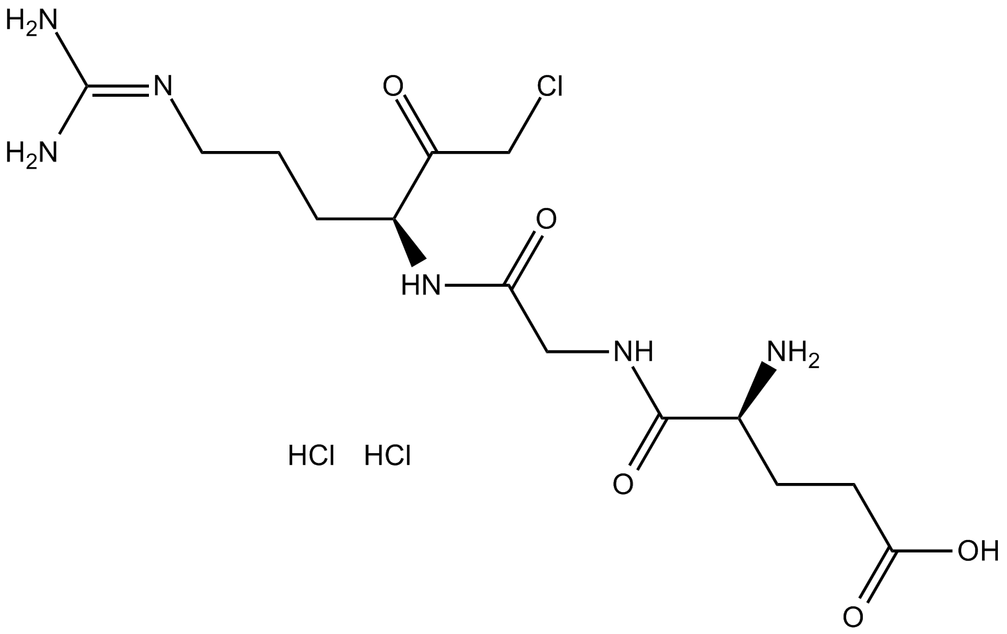 GGACK Dihydrochloride Chemical Structure
