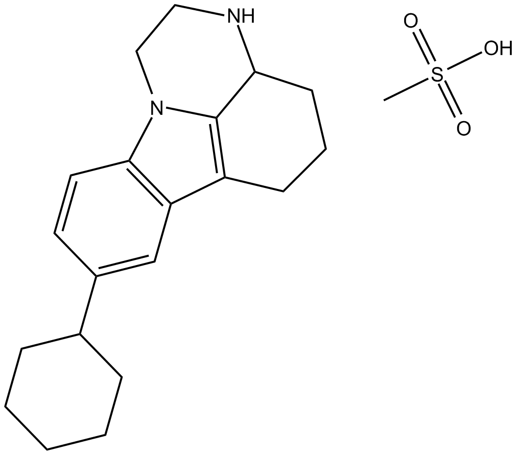 Tetrindole mesylate Chemical Structure