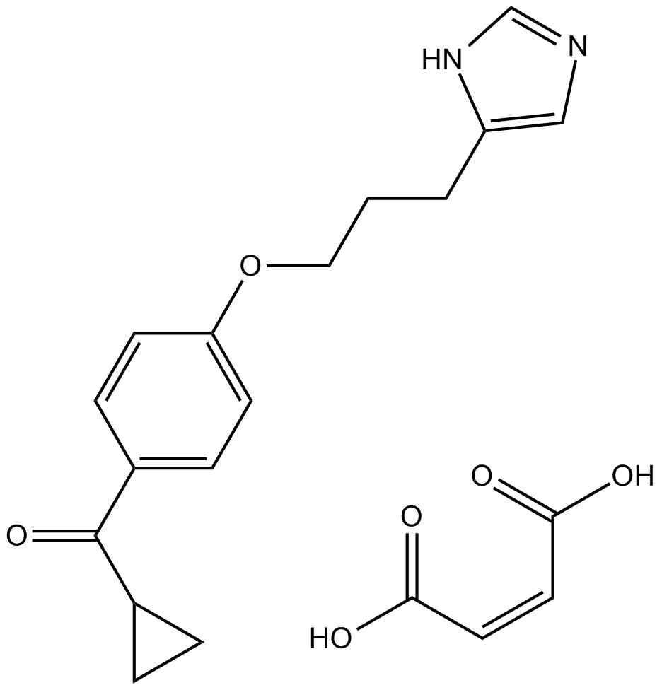 Ciproxifan maleate Chemical Structure