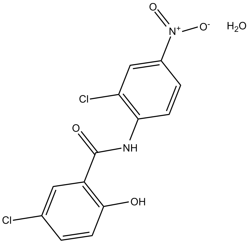 Niclosamide monohydrate Chemical Structure