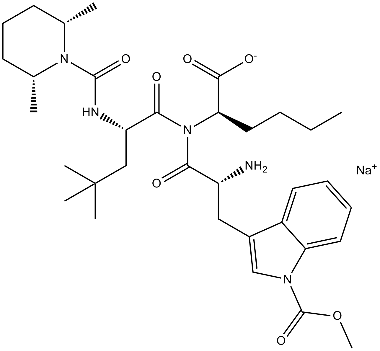 BQ-788 sodium salt Chemical Structure