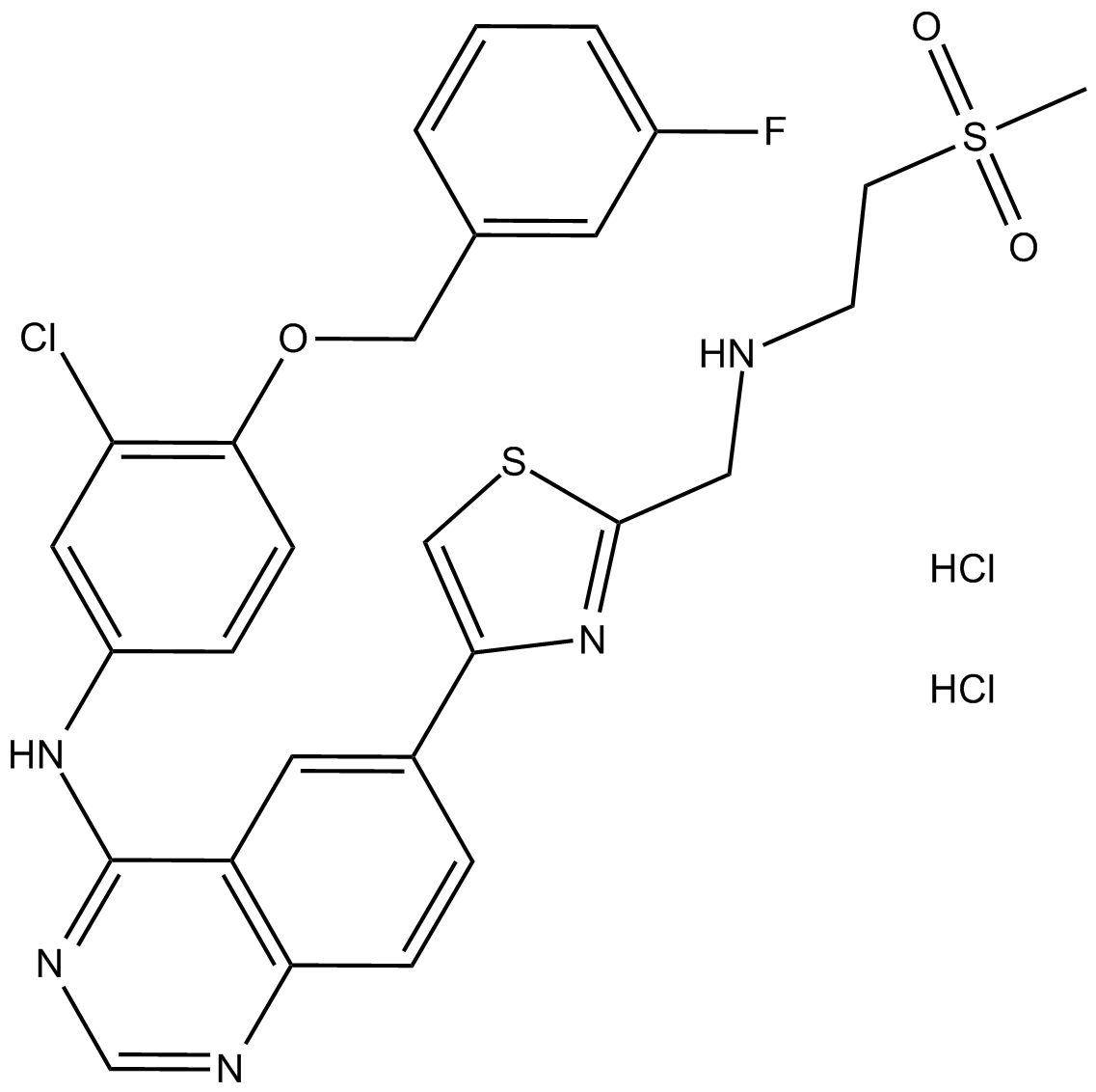 GW 583340 dihydrochloride Chemical Structure