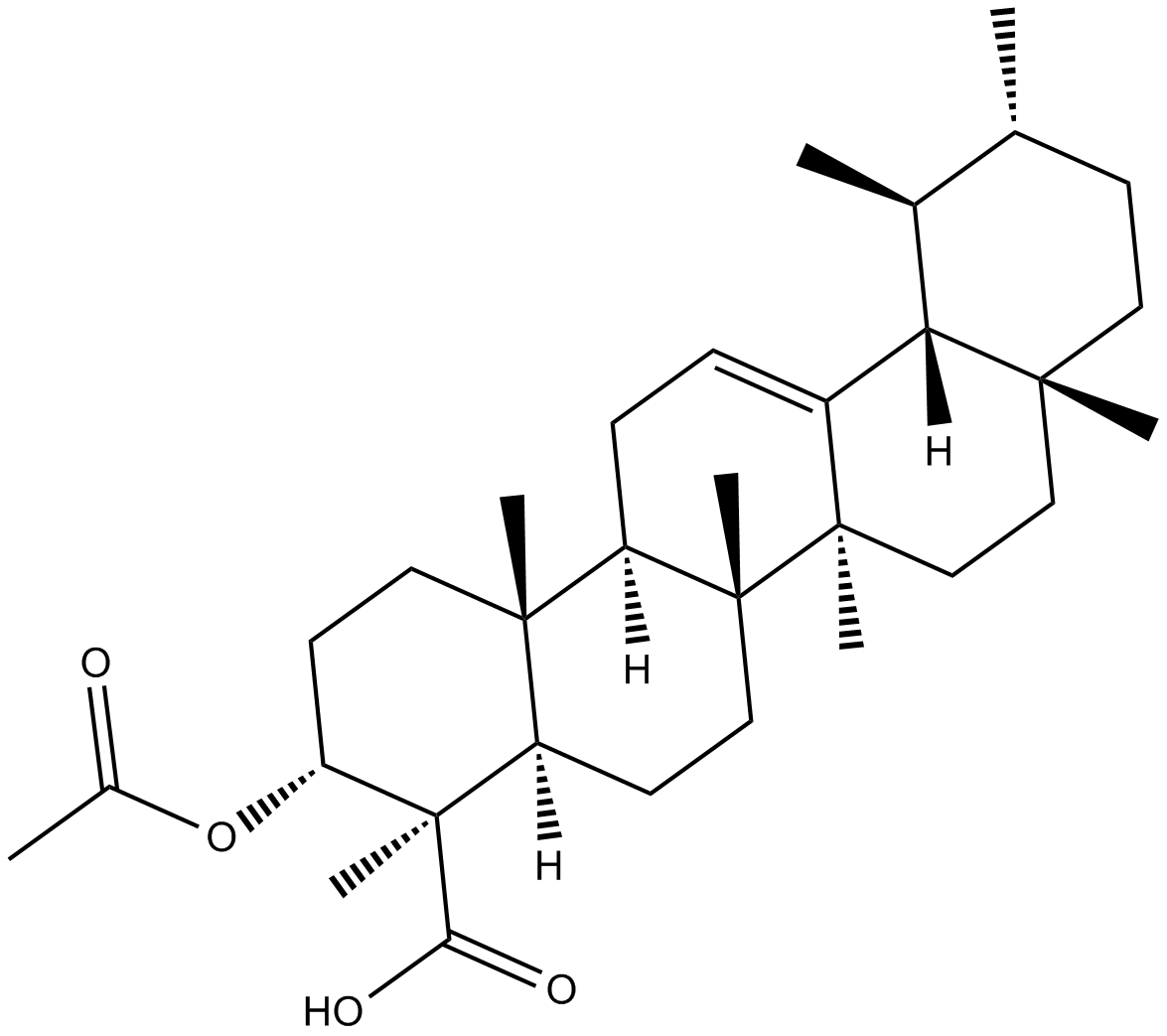 β-acetyl-Boswellic Acid Chemical Structure