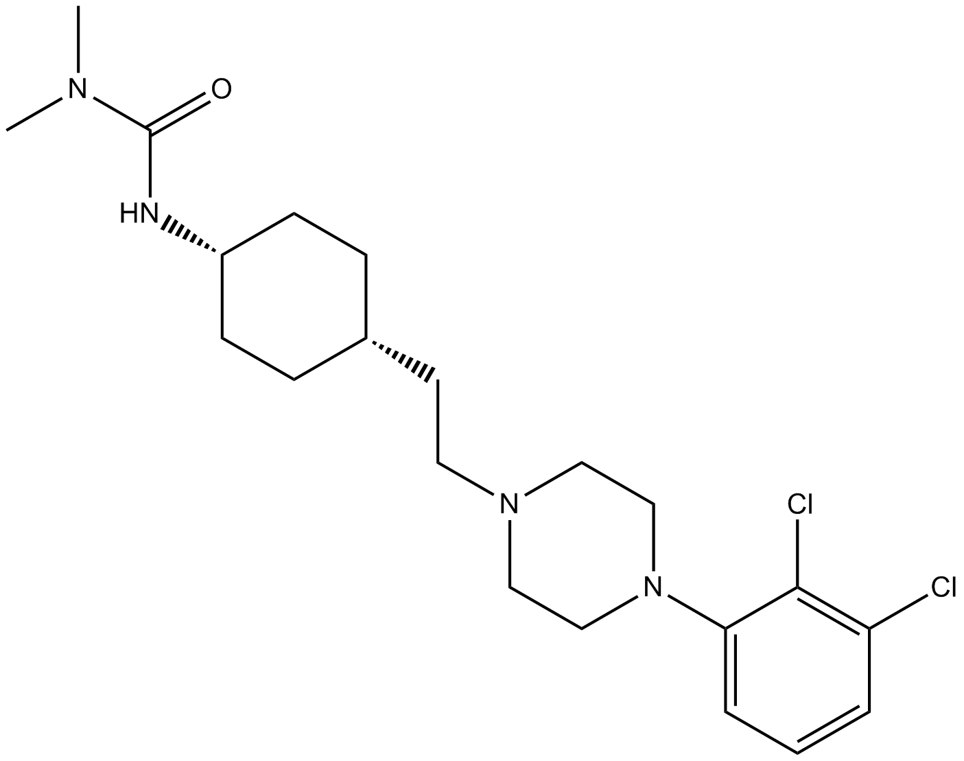 Cariprazine Chemical Structure