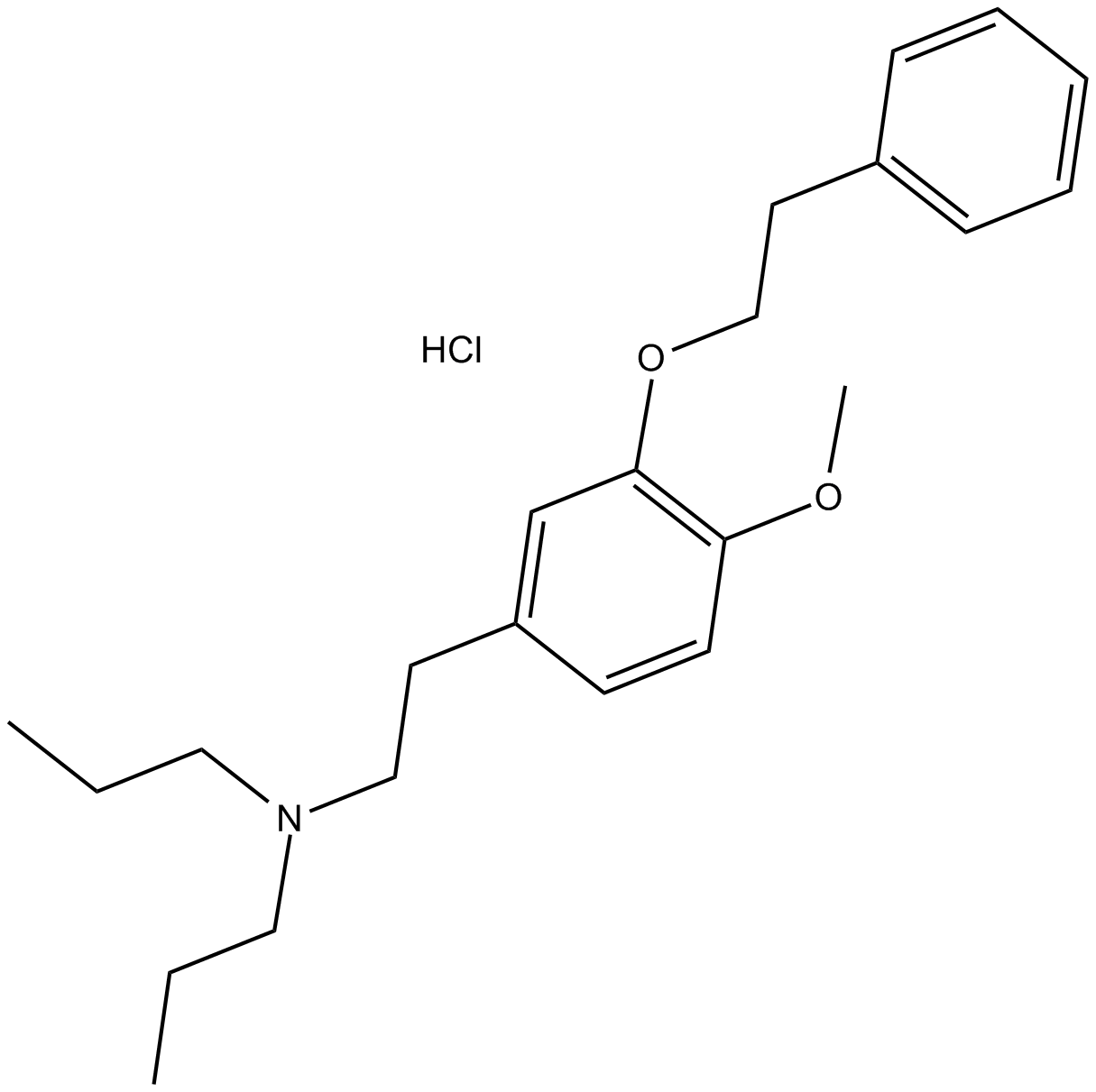 NE 100 hydrochloride Chemical Structure