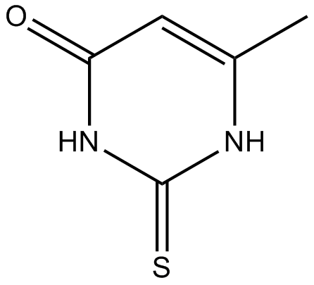 Methylthiouracil Chemical Structure