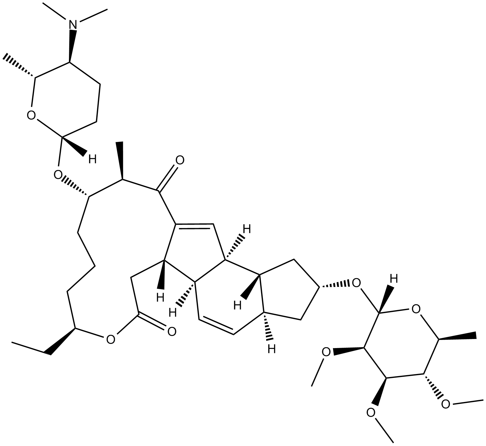 Spinosyn A Chemical Structure