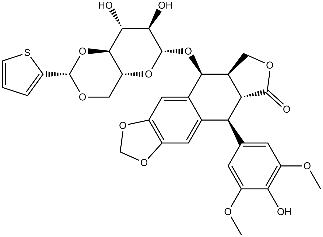 Teniposide Chemical Structure