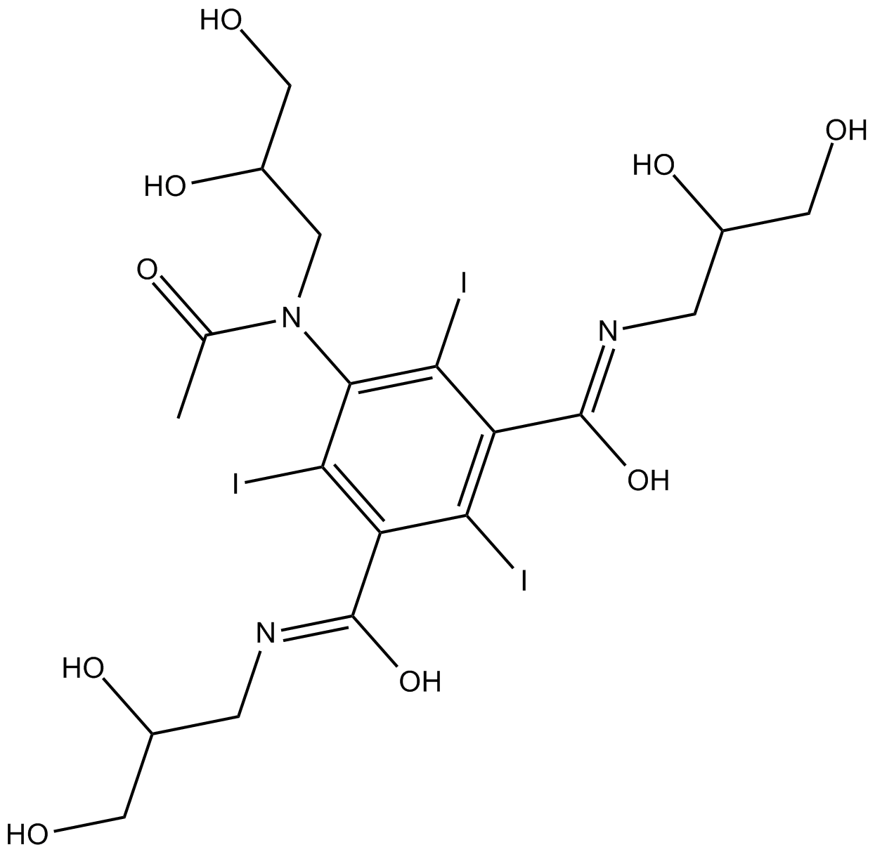 Iohexol Chemical Structure