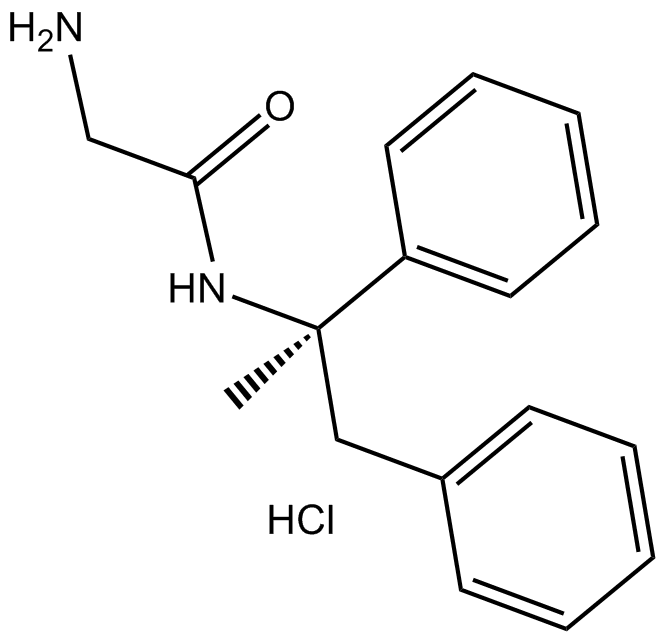 Remacemide hydrochloride Chemical Structure