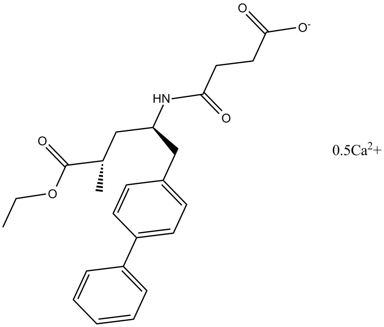 AHU-377 hemicalcium salt Chemical Structure
