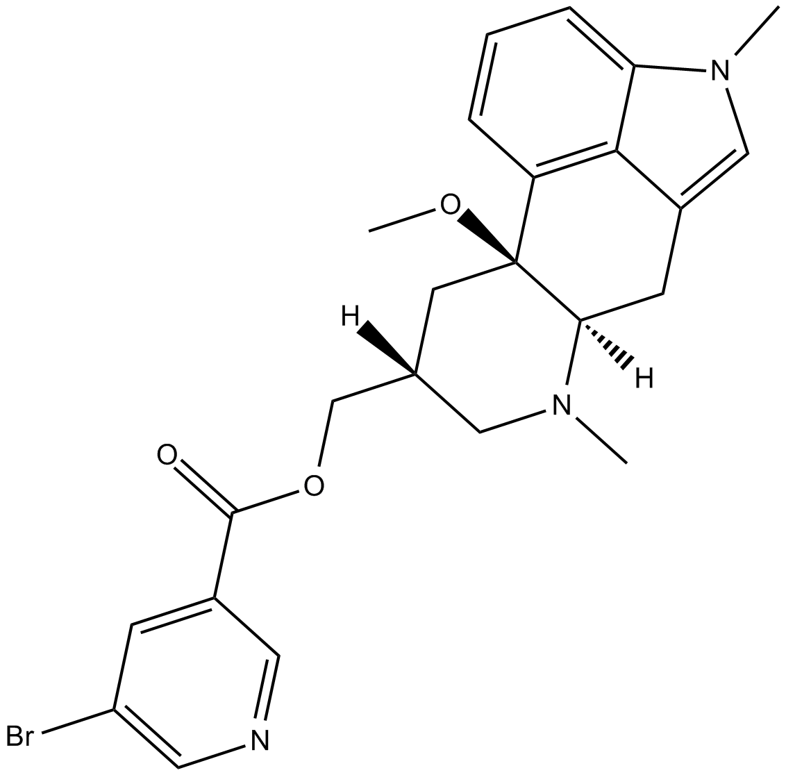 Nicergoline Chemical Structure