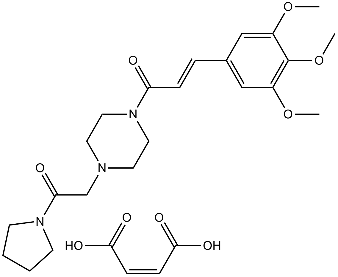 Cinepazide maleate Chemical Structure