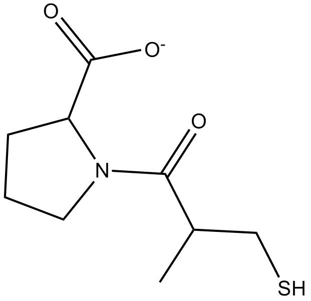 Captopril Chemical Structure