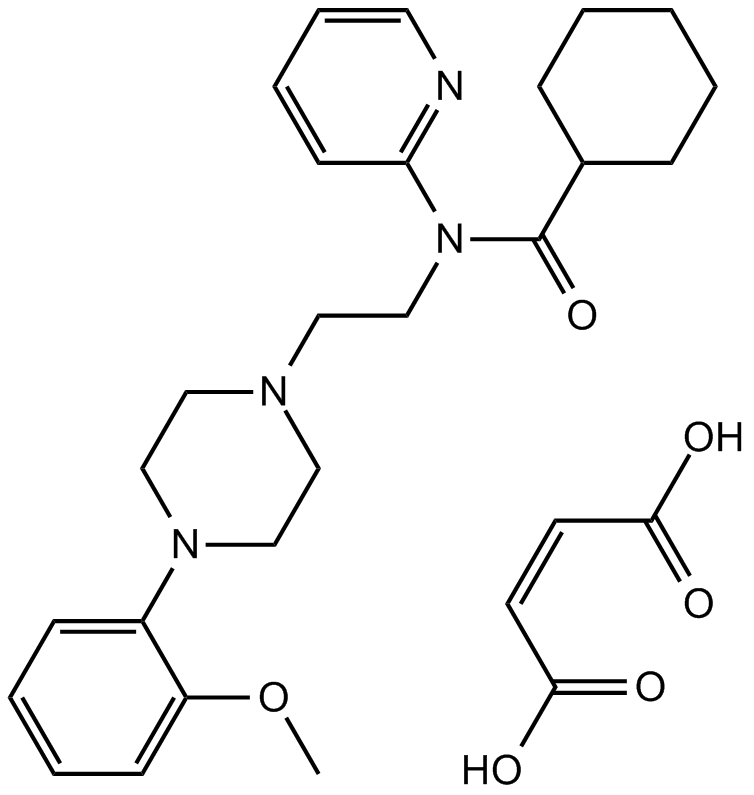 WAY-100635 maleate salt Chemical Structure