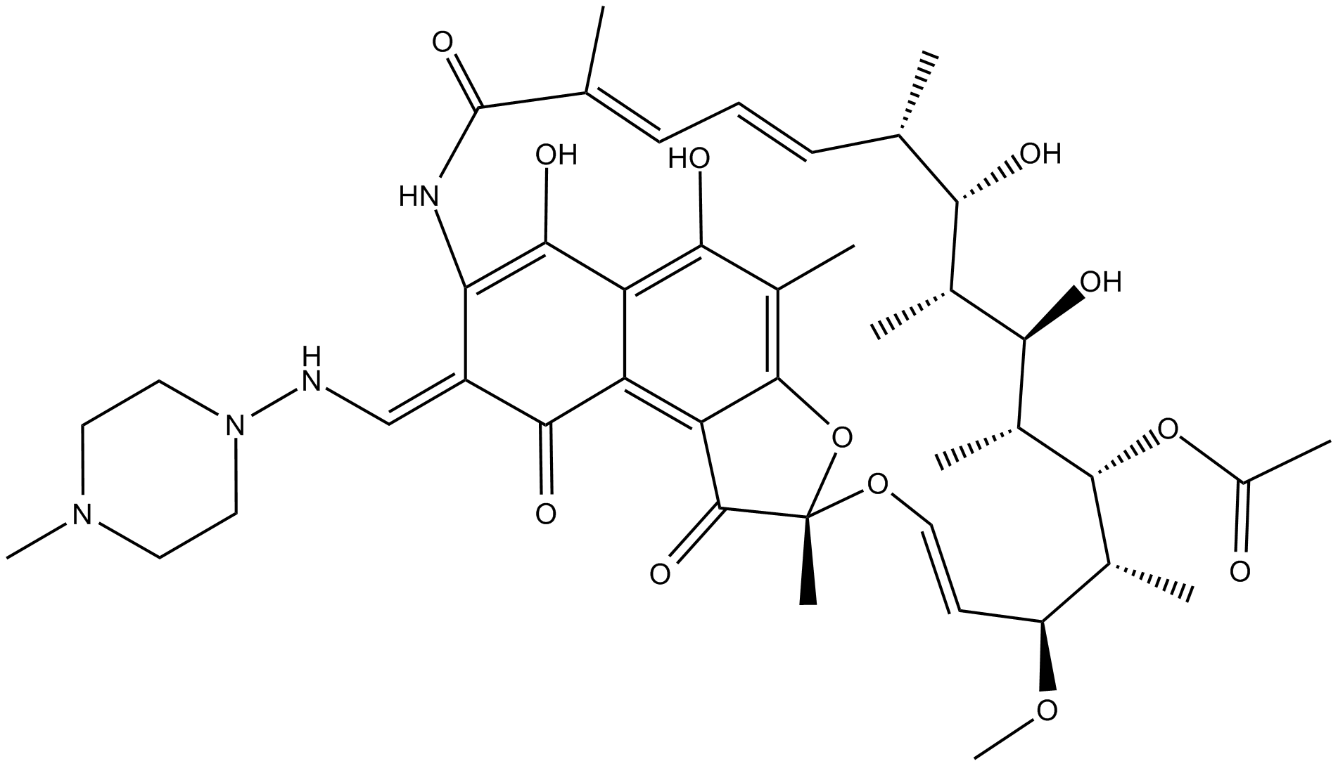 Rifampin Chemical Structure