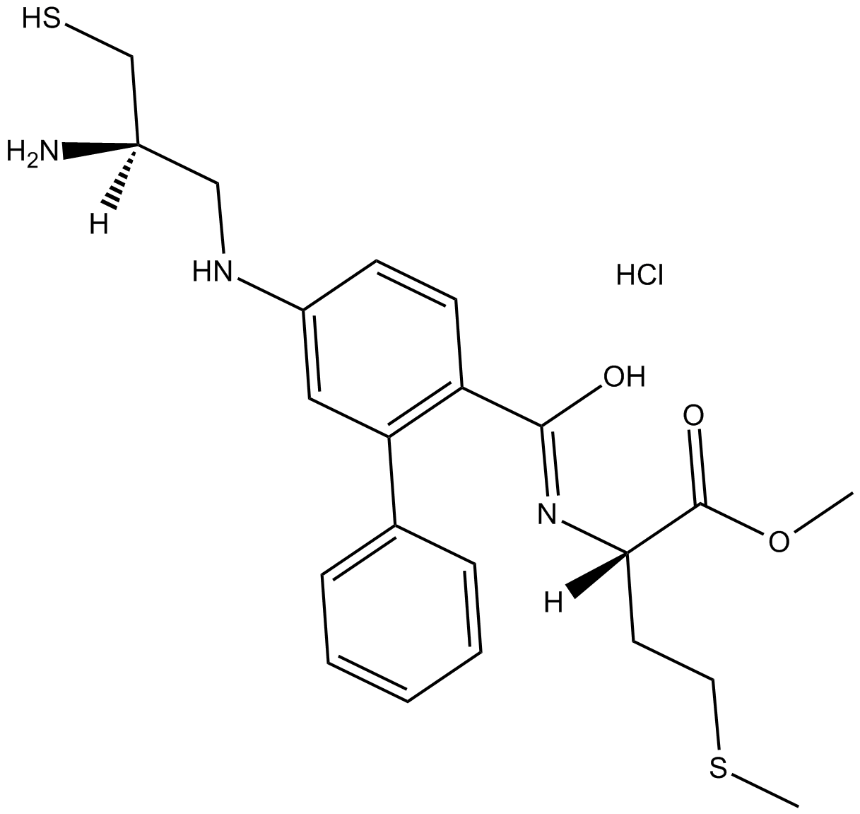 FTI 277 HCl Chemical Structure