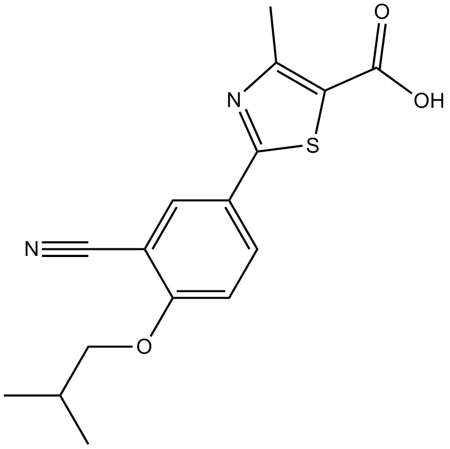 Febuxostat Chemical Structure