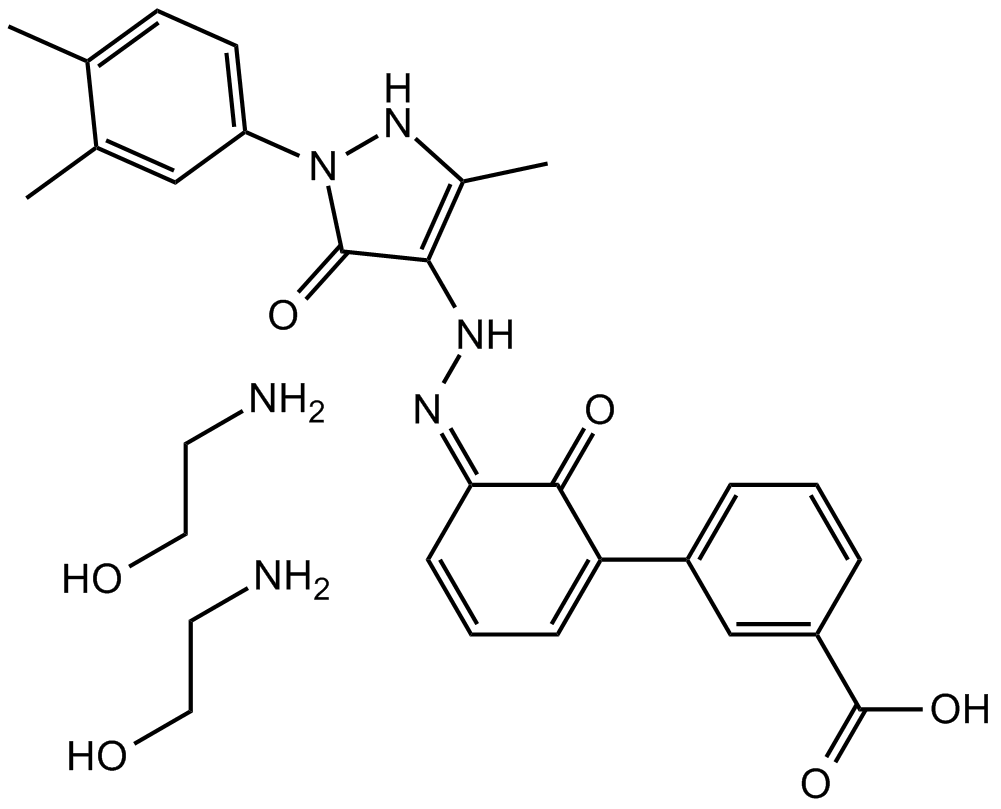 Eltrombopag Olamine Chemical Structure