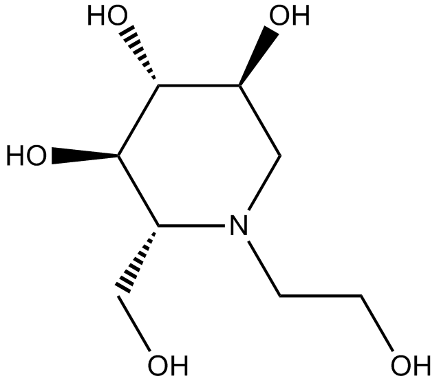 Miglitol Chemical Structure