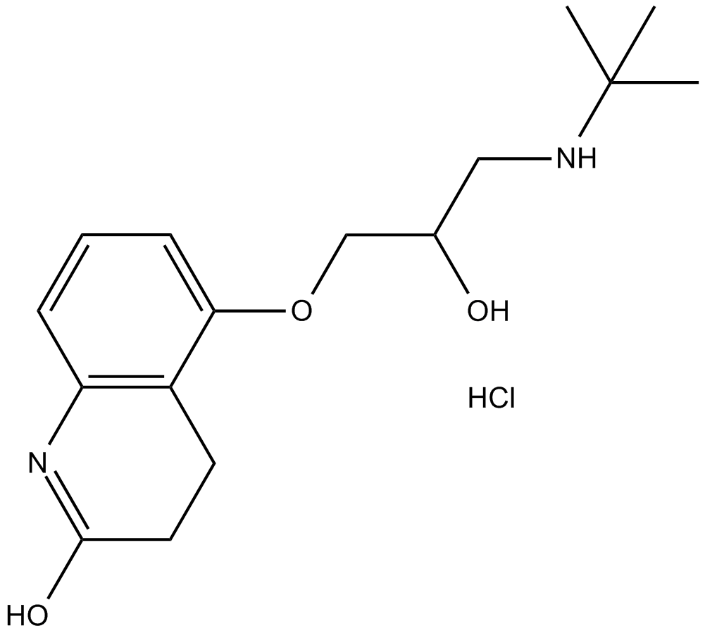 Carteolol HCl Chemical Structure