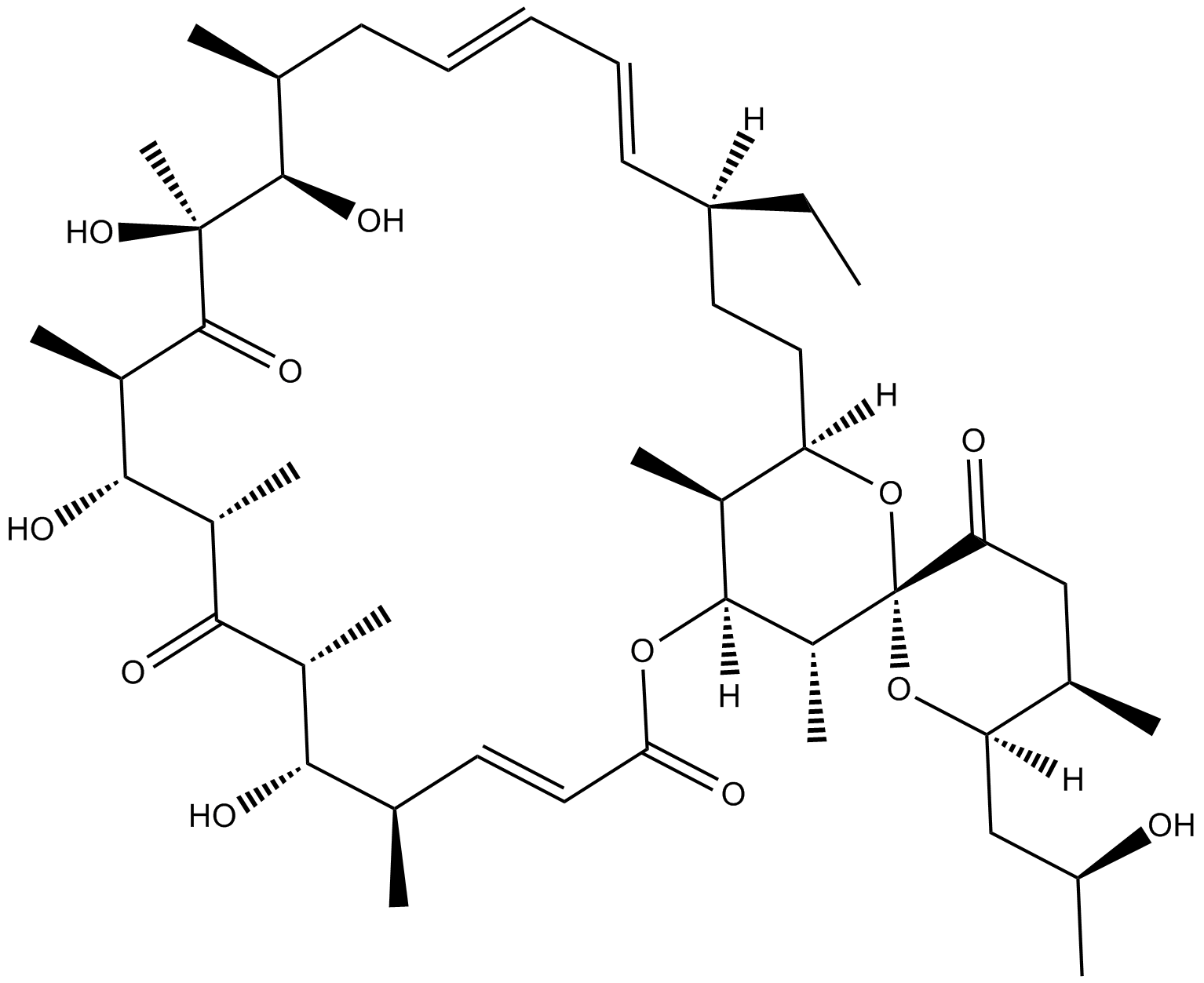 Oligomycin B Chemical Structure