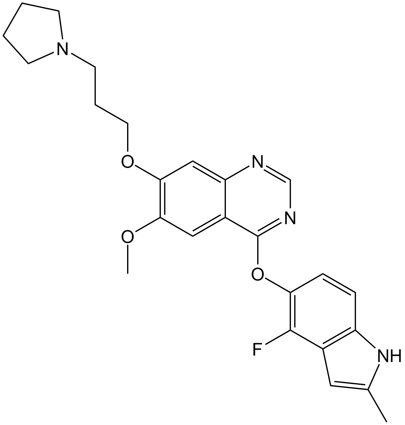 Cediranib (AZD217) Chemical Structure