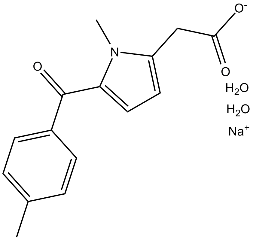 Tolmetin (sodium salt hydrate) Chemical Structure