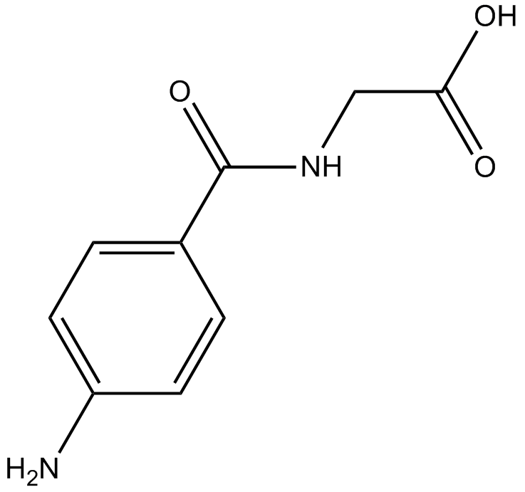 4-Aminohippuric Acid Chemical Structure