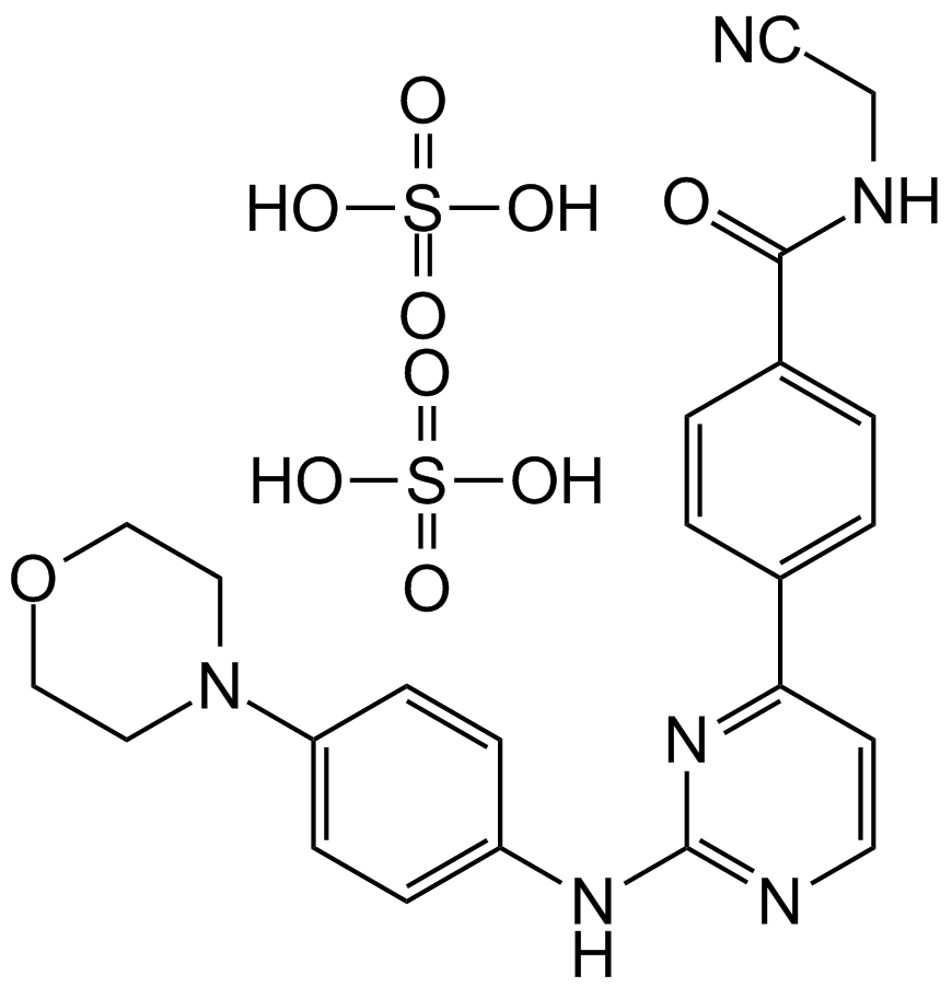 CYT387 sulfate salt Chemical Structure