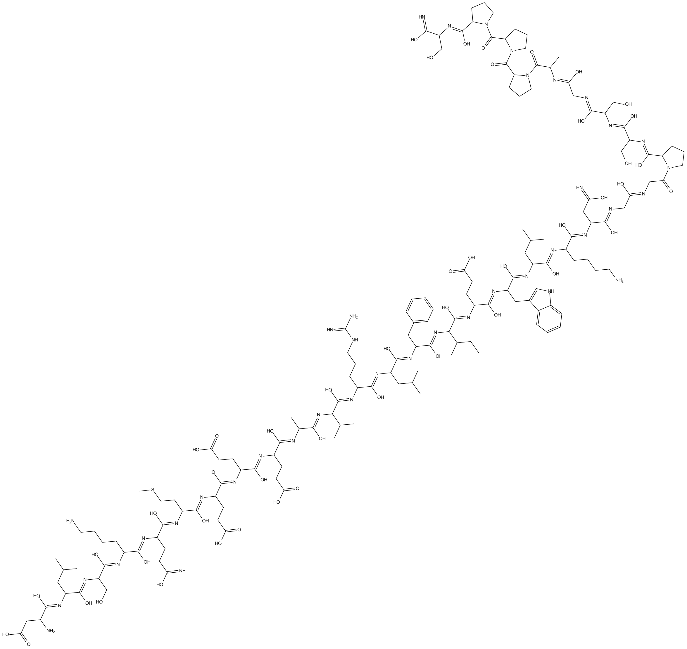 Exendin-3 (9-39) amide Chemical Structure