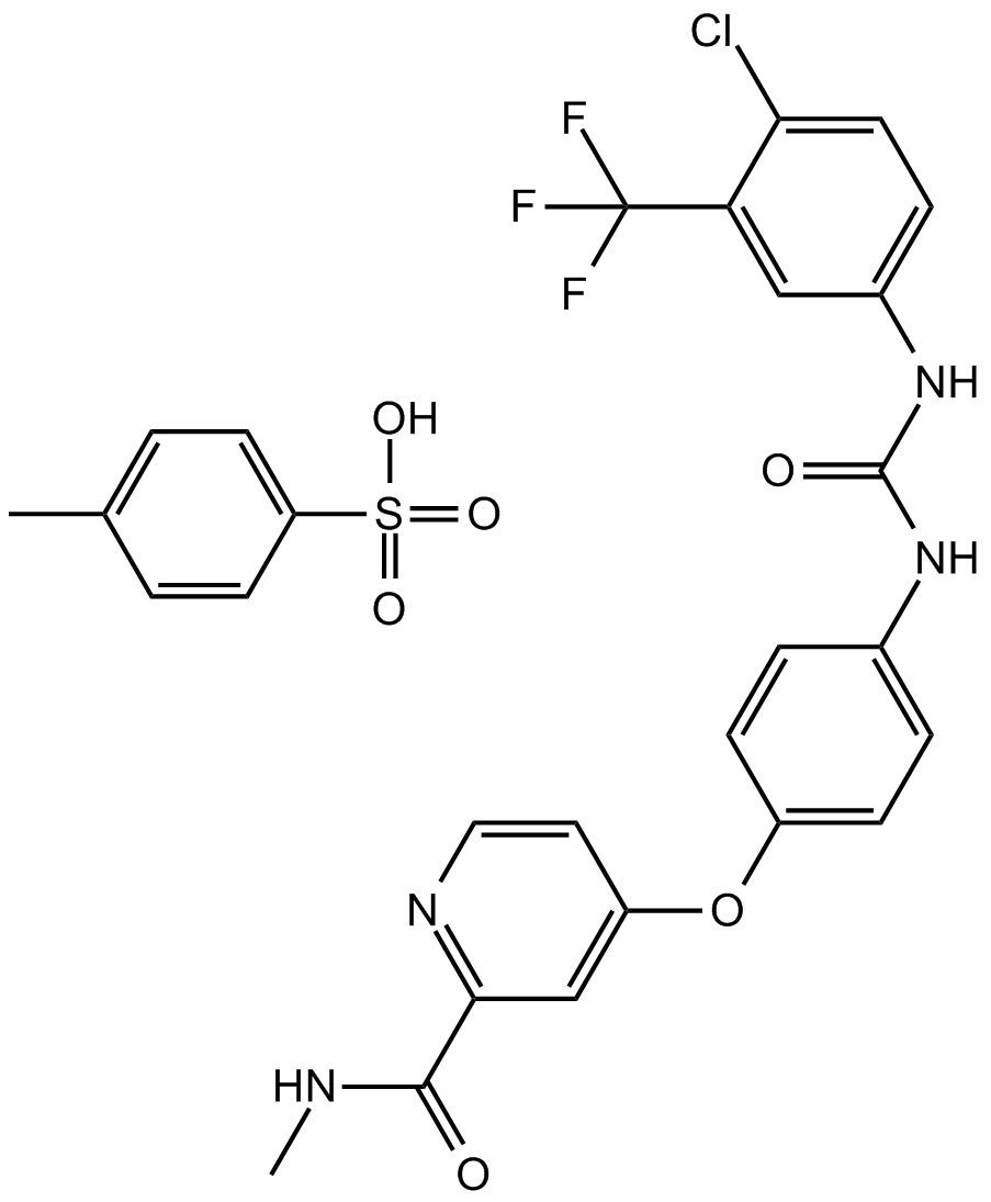 Sorafenib Tosylate Chemical Structure