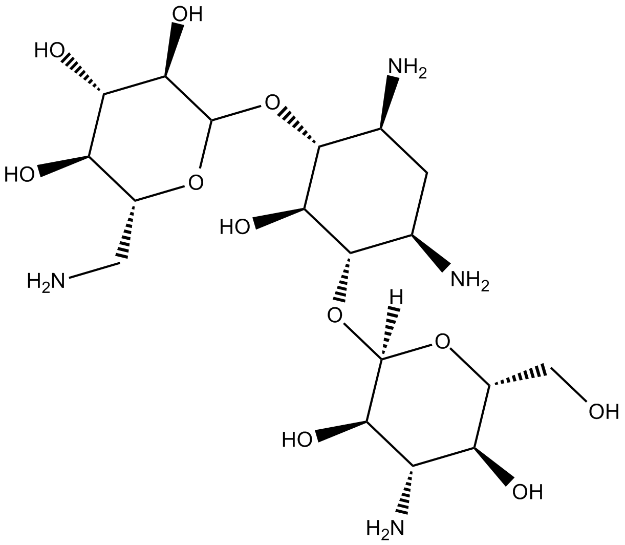 Kanamycin A Chemical Structure