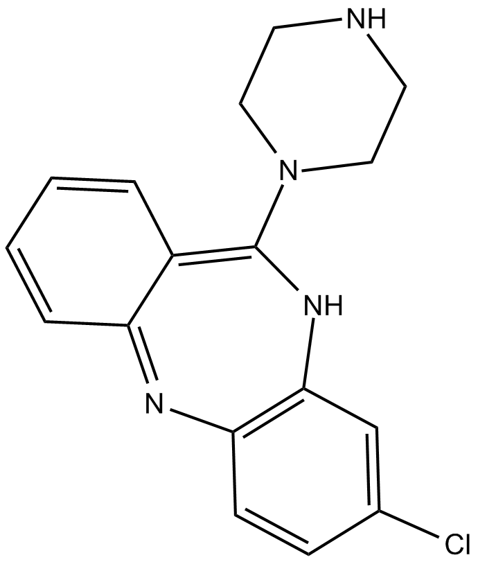 N-Desmethylclozapine Chemical Structure