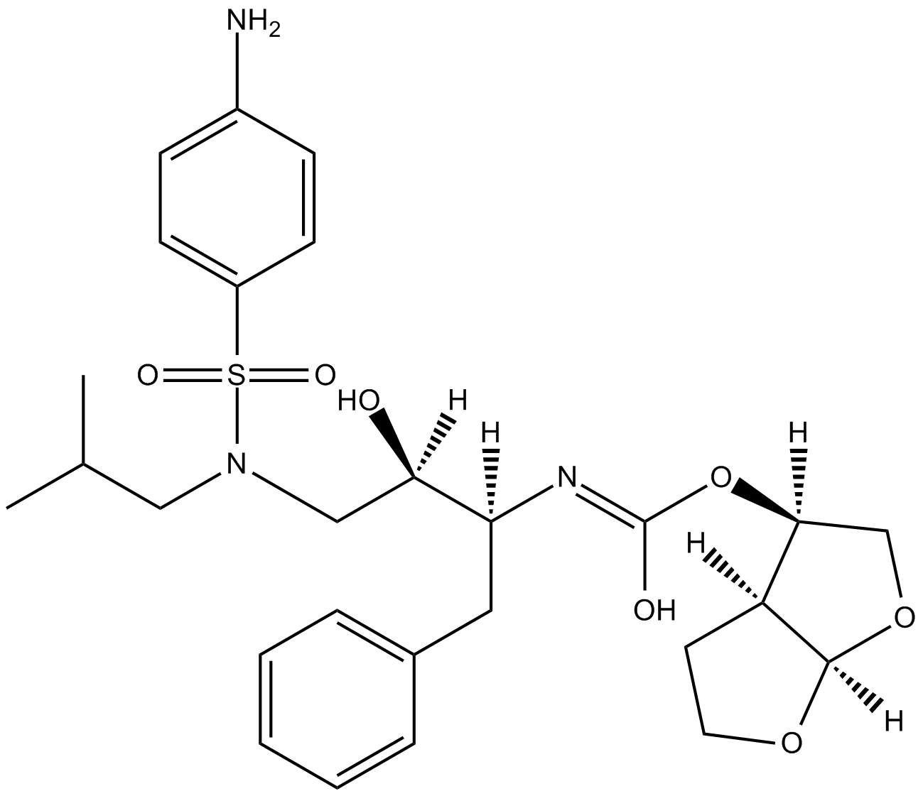 Darunavir Chemical Structure