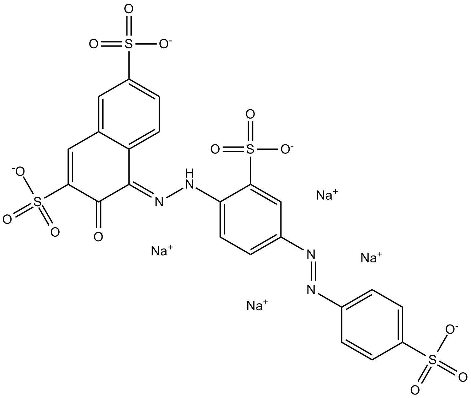 Ponceau S Chemical Structure