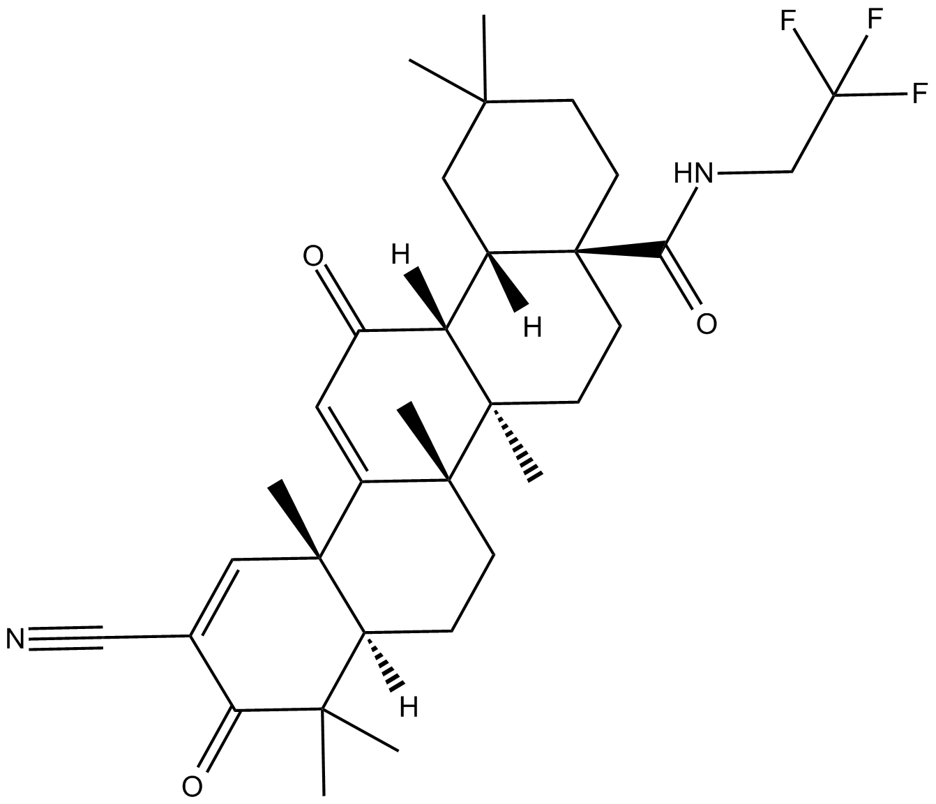 CDDO-TFEA Chemical Structure