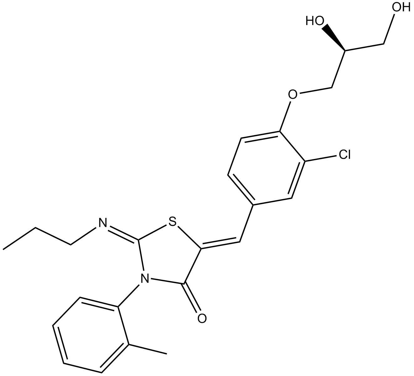 Ponesimod Chemical Structure