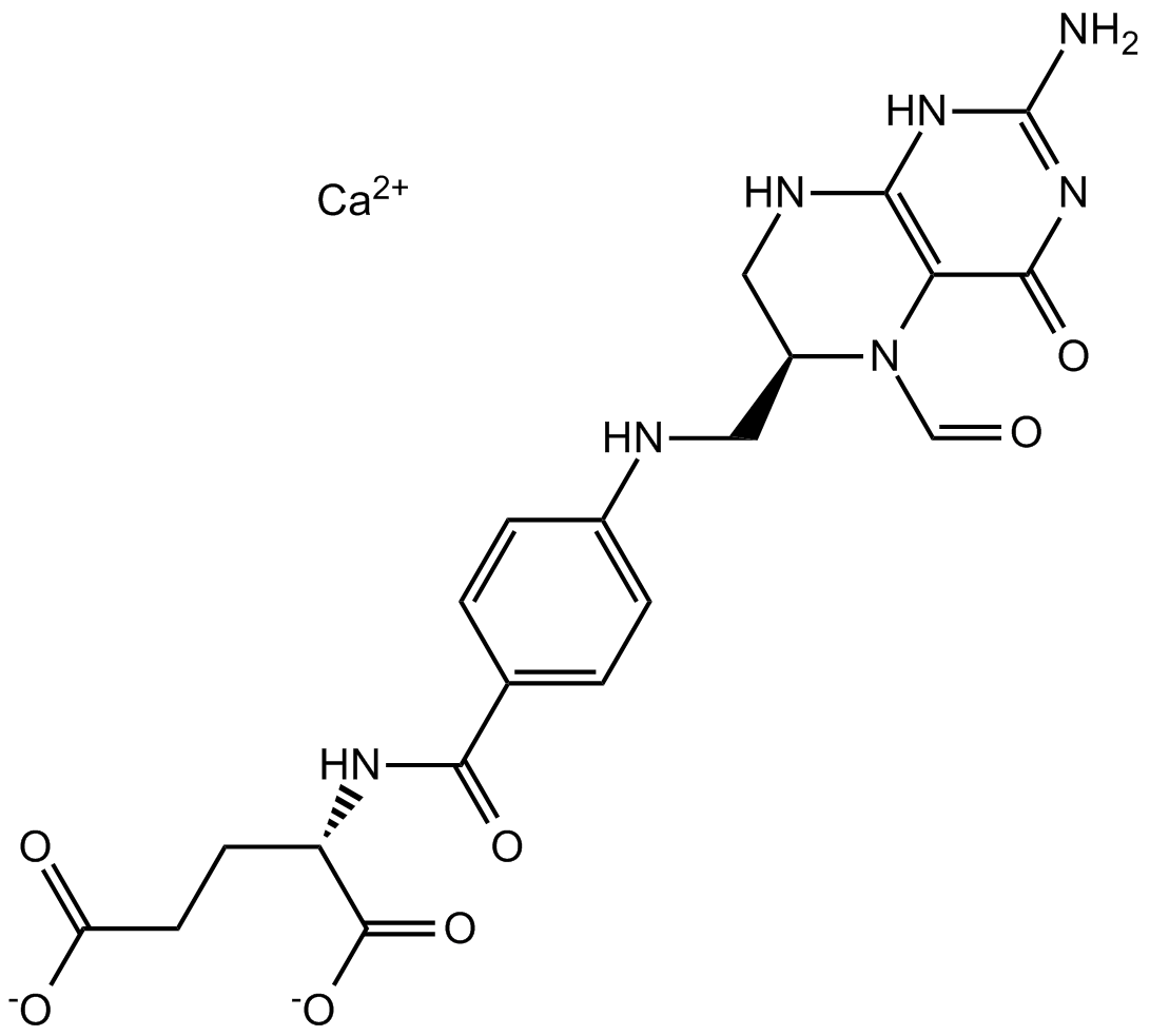 Levoleucovorin Calcium Chemical Structure
