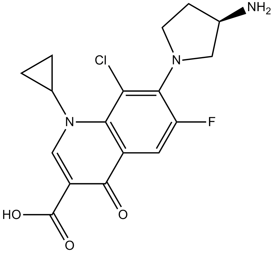 Clinafloxacin (AM1091) Chemical Structure