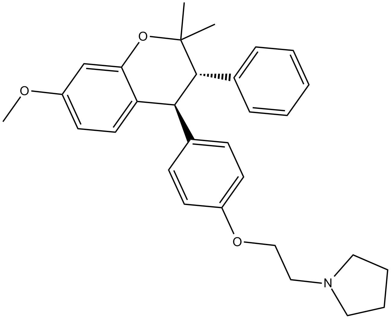 Ormeloxifene Chemical Structure