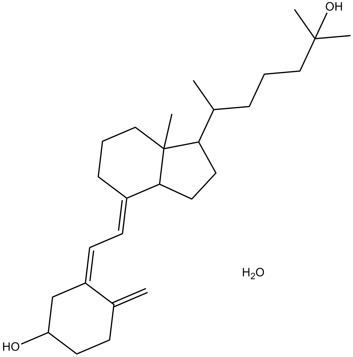 Calcifediol monohydrate Chemical Structure