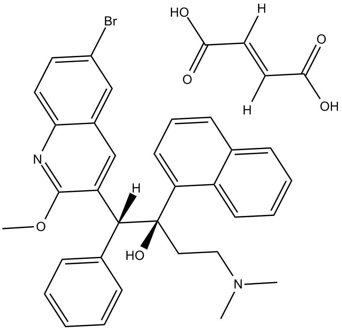 Bedaquiline fumarate Chemical Structure