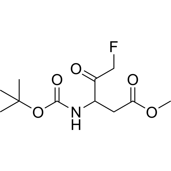 Boc-D-FMK Chemical Structure