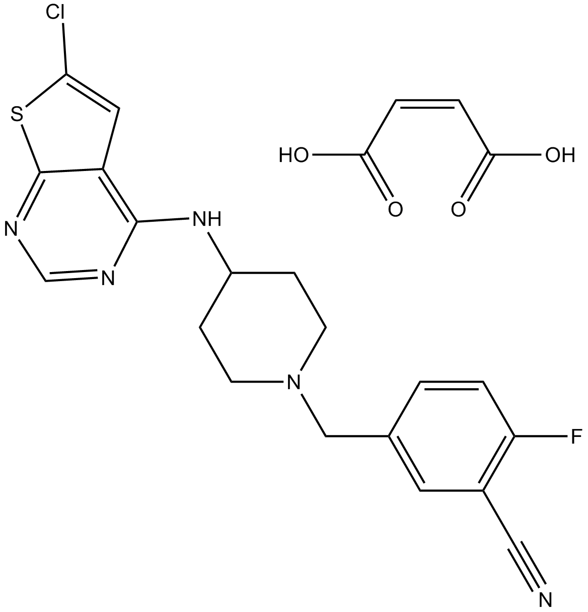PRX-08066 Maleic acid Chemical Structure