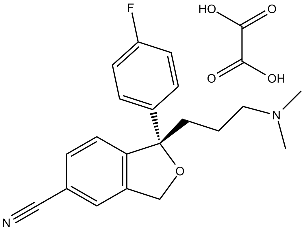 Escitalopram Oxalate Chemical Structure